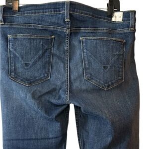 Hudson Krista Super Skinny Cropped Jeans SZ 31 Indigo Blue